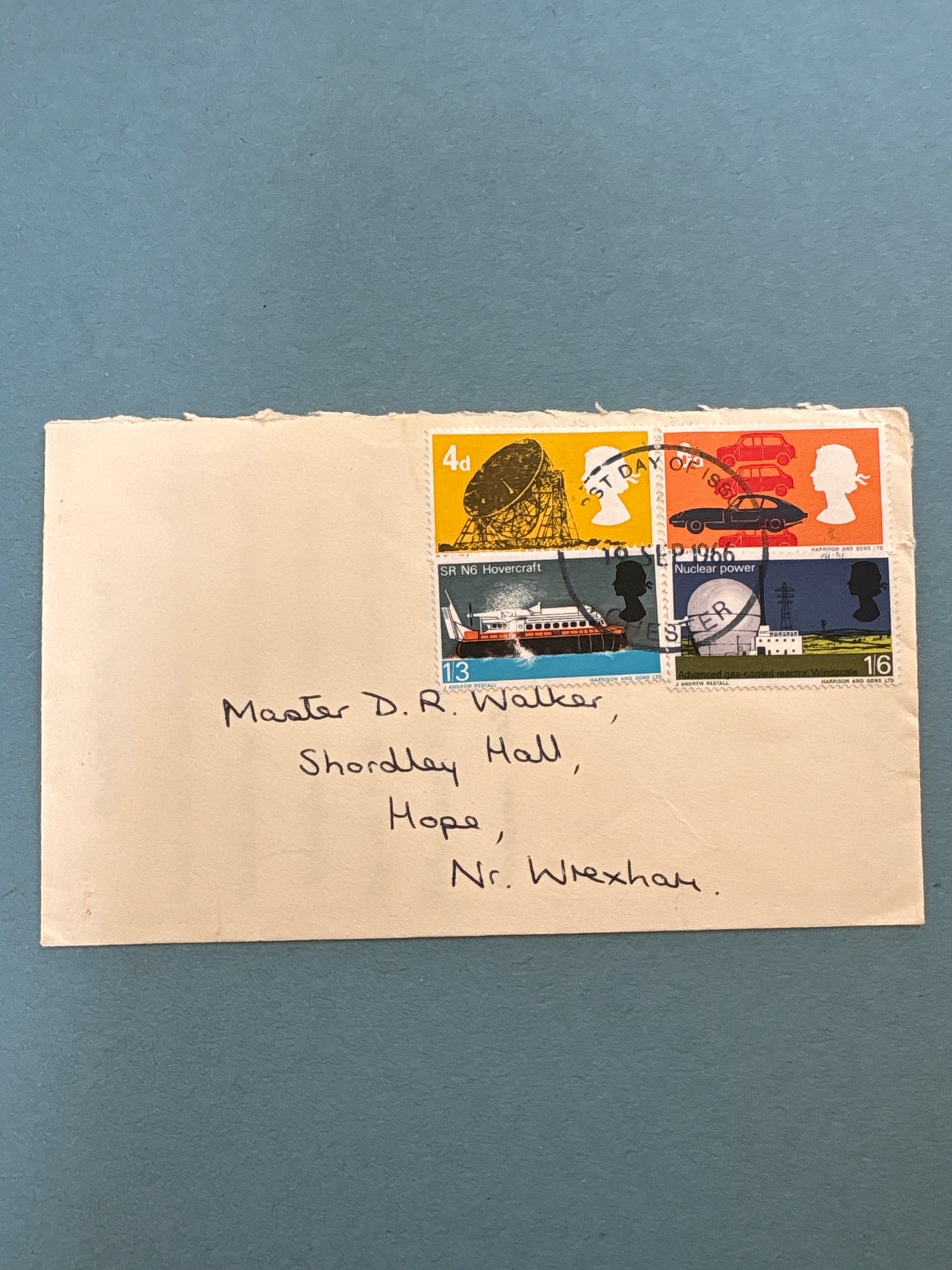 FDC - GPO Commemorative Cover of the British Technology Stamps in 1966