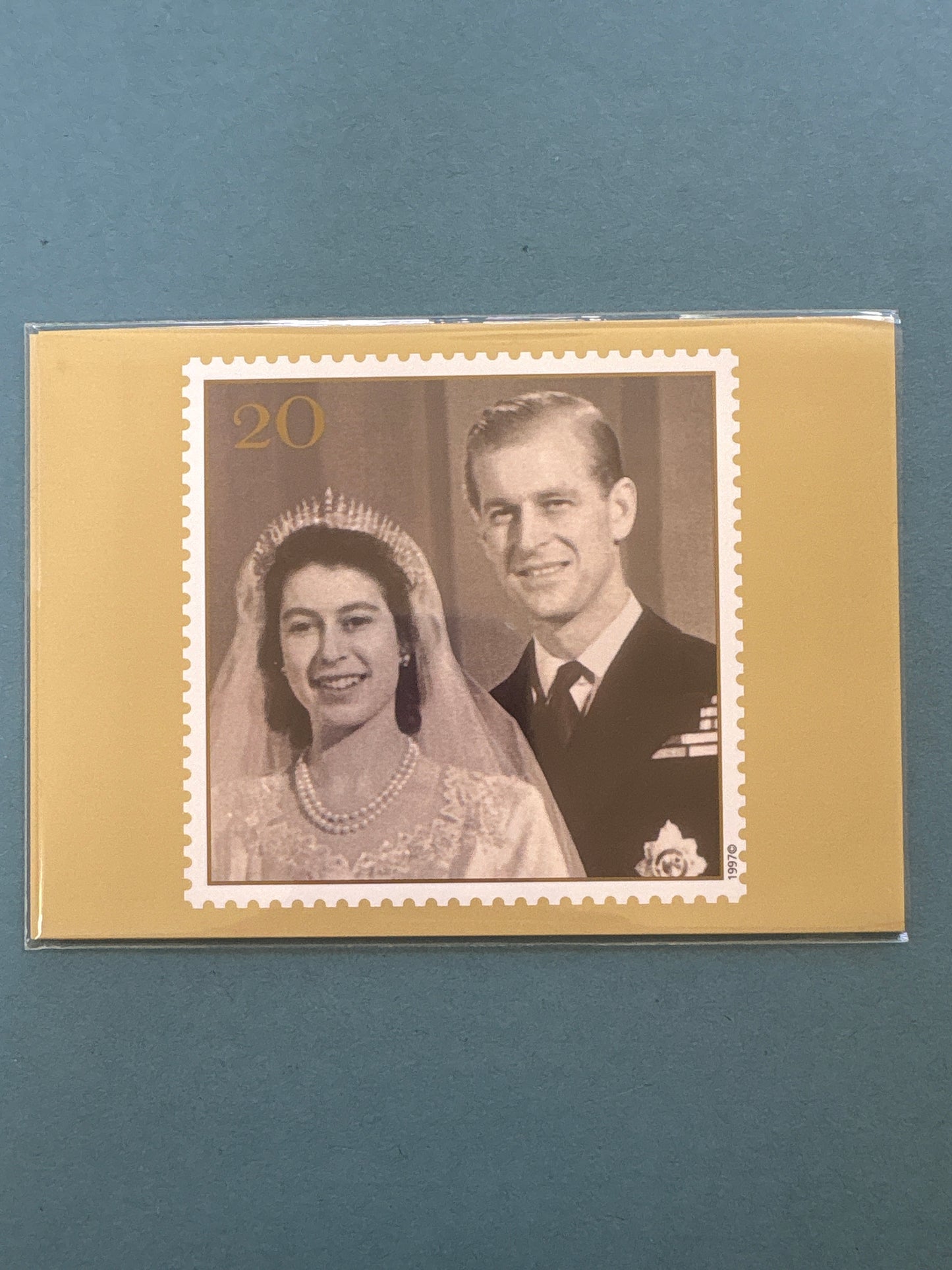 PHQ - Mint Set of all 4 Cards in the Royal Golden Wedding Set of 1997 PHQ192