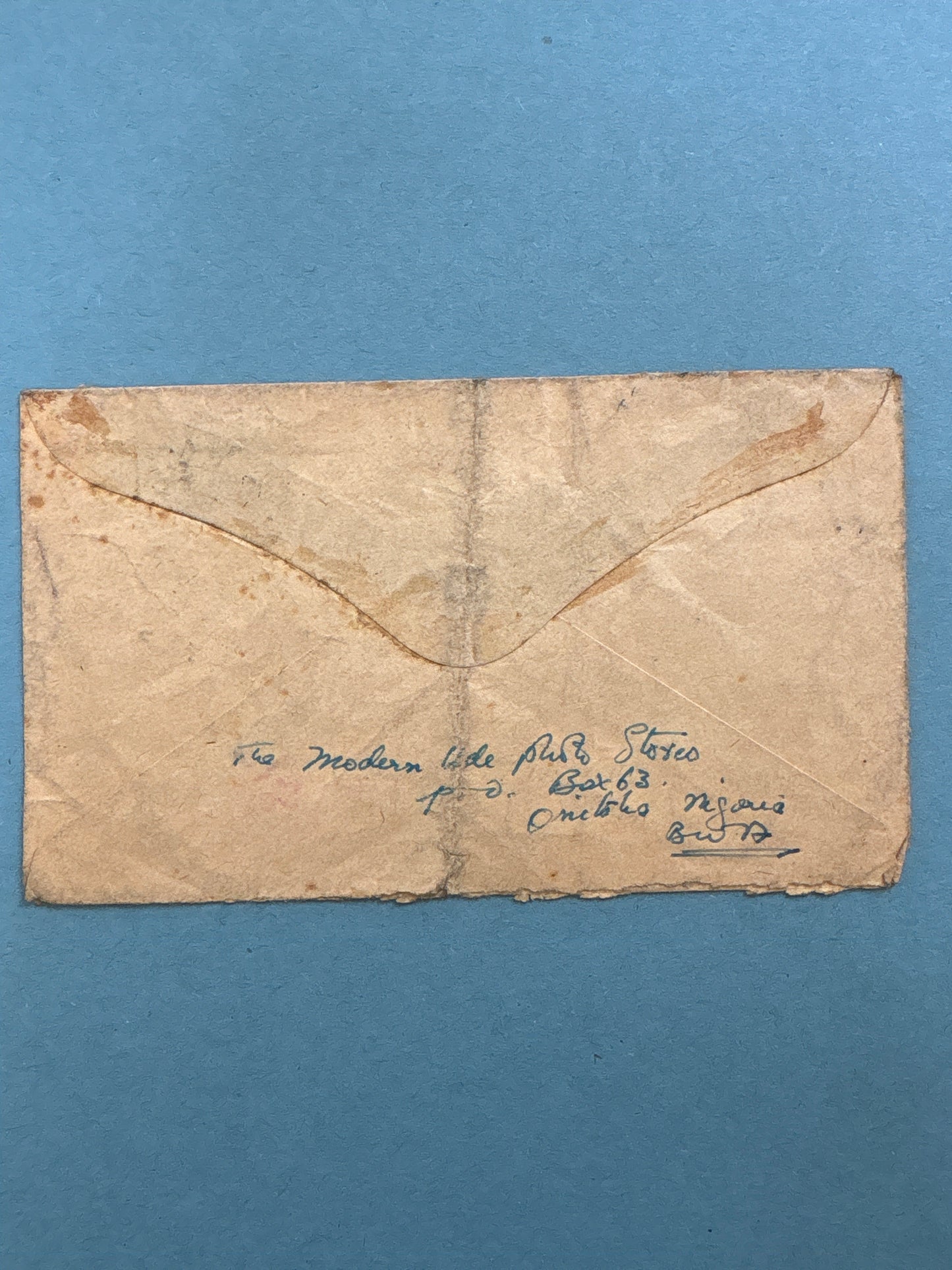 History - Air Mail Envelope Nigeria to Manchester 1952