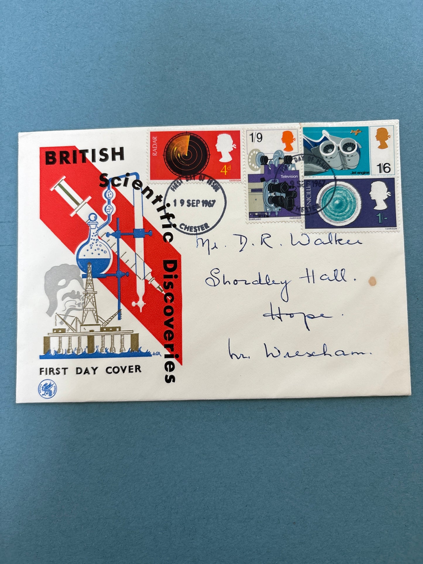 FDC - GPO Commemorative Cover of the British Scientific Discoveries Set from 19 Sep 1967