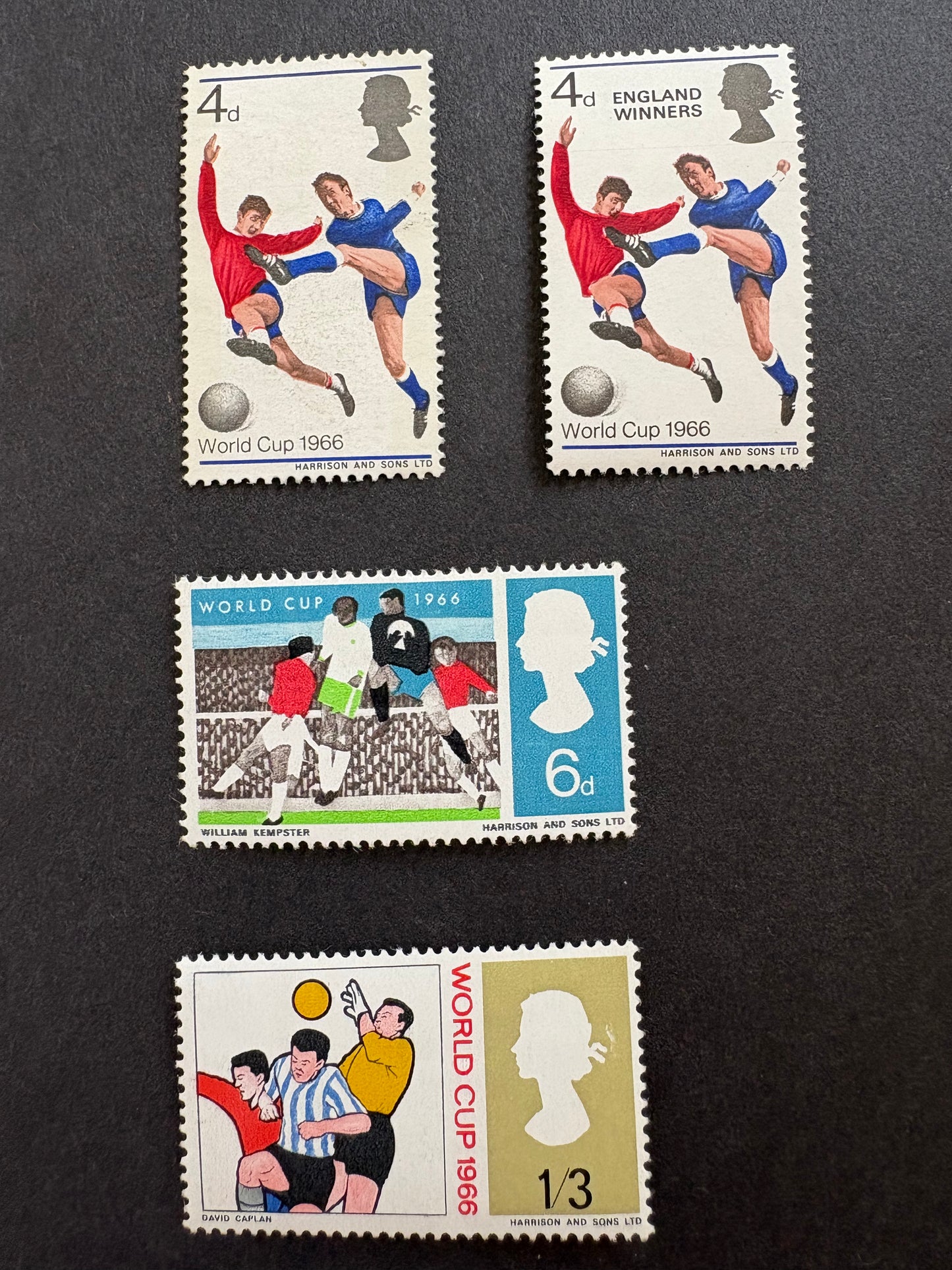 Mint Stamps - 1966 World Cup Football Championship + England Victory