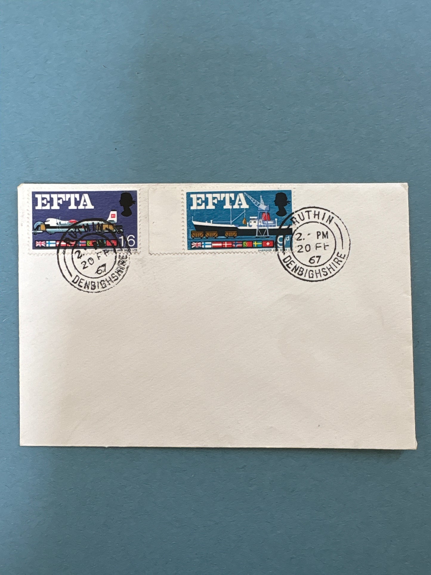 FDC - GPO Commemorative Cover of the European Free Trade Association (EFTA) Set from 1967
