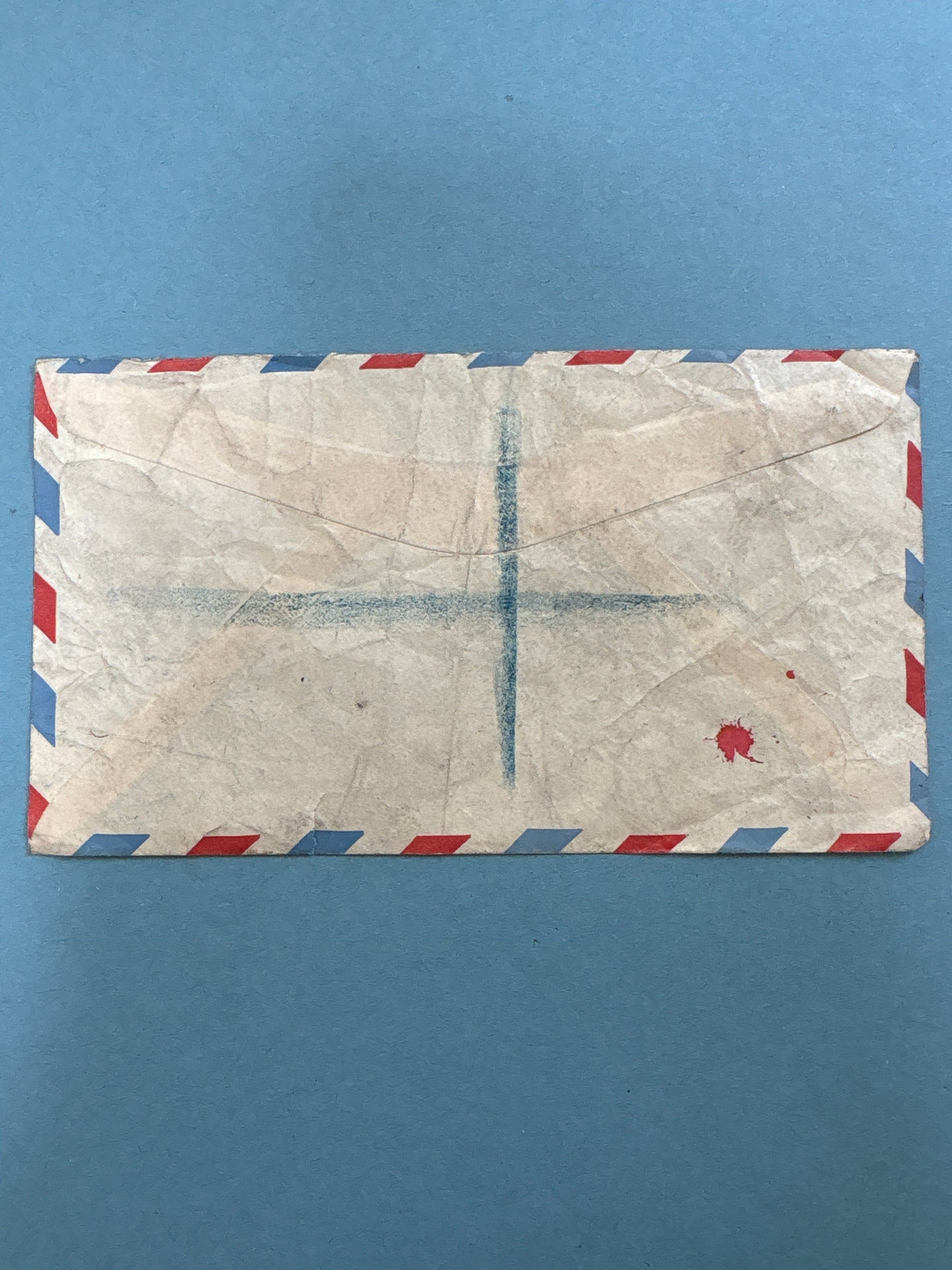 History - Air Mail Envelope Registered Post from Belize to Manchester (approx. 1960, postmark unclear)