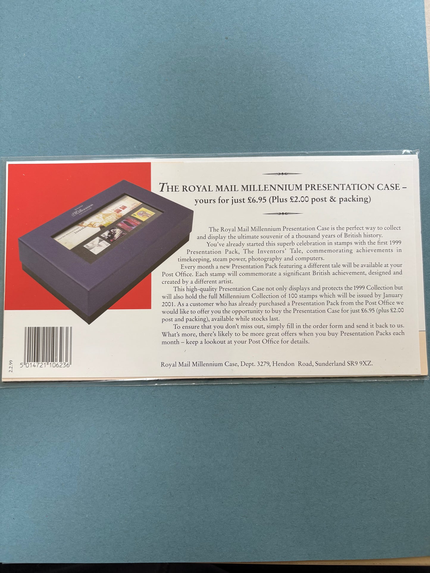 Presentation Pack - Millennium Series - The Traveller's Tale